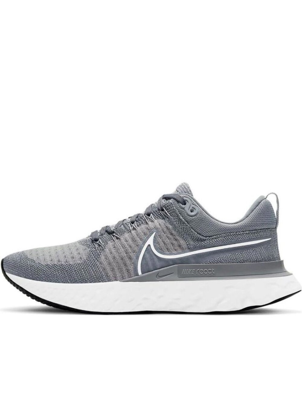NIKE Men's React Infinity Run Flyknit 2 Particle Grey Shoes